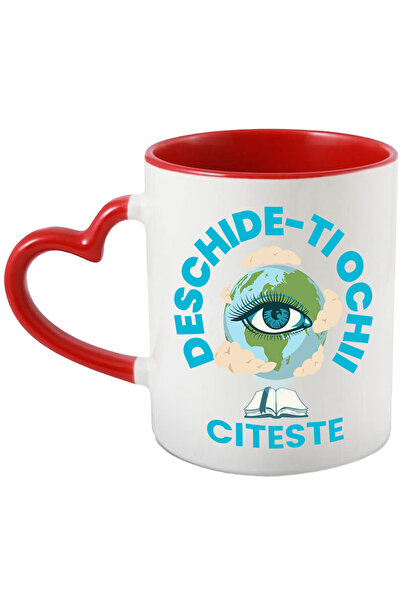 StoryGift Romania Cana Cu Pamant Tera Cu Ochii Gene Lungi Carte Deschisa Text...