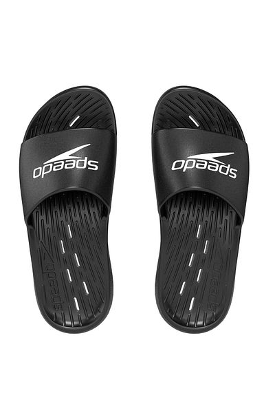 SPEEDO Men's Black Speedo Slides One Piece Am Slippers 8-1222906098