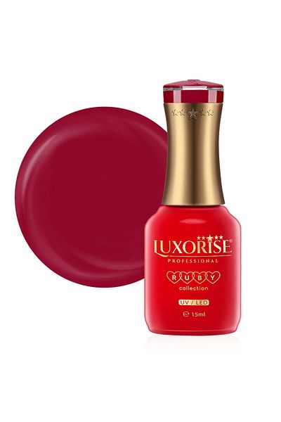 LUXORISE Oja semipermanentă Ruby Collection LUXORISE, Crazy Rose 15ml