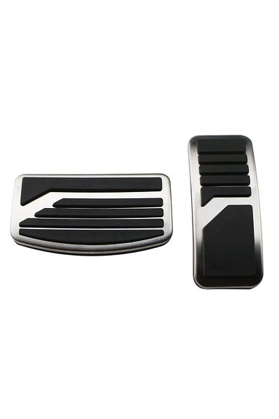 Choice At 2pcs Stainless Steel Car Pedal Pad Cover At Mt Pedals For Mitsubishi Asx Outlander Lancer Ex Ecli