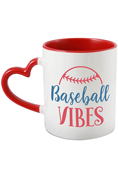 StoryGift Romania Cana Cu O Minge De Baseball Si Textul "baseball Vibes" - Vi...