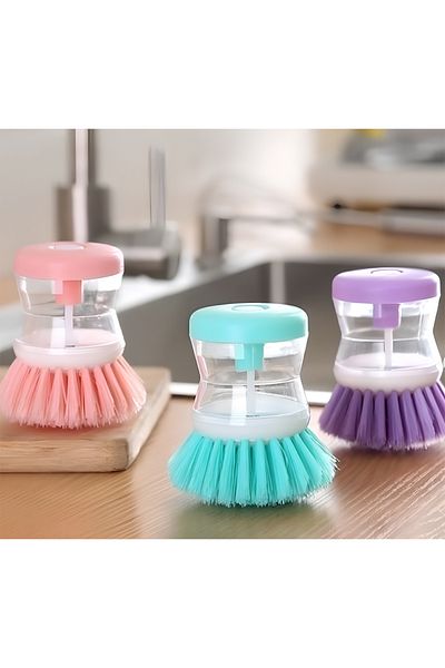 BALCI HEDİYELİK Dishwasher Brush with Detergent Tank