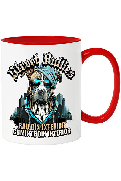 StoryGift Romania Cana Cu Caine Portret Stil Gangster Text Rau Din Exterior C...