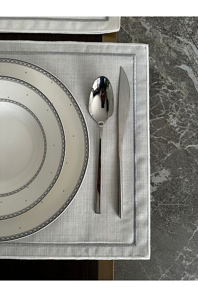 NURHAN HOME COLLECTION Runners & Placemats - Metallic - Rectangle