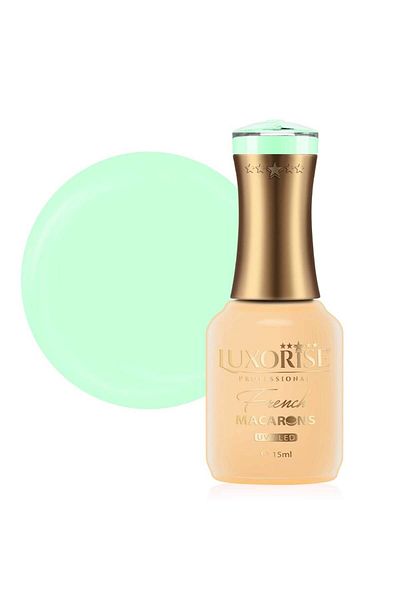 LUXORISE Oja semipermanentă French Macarons Collection - Mentă Ciocolată 15ml