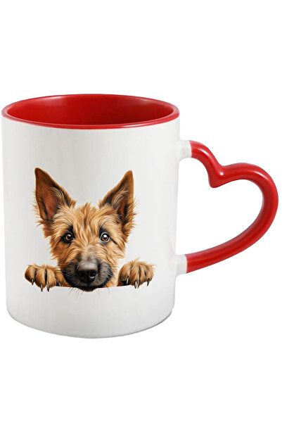 StoryGift Romania Cana Cu Un Catel Blanos Care Se Uita Peste Gard | Ilustrati...