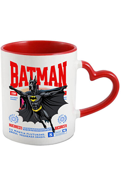 StoryGift Romania Cana Cu Dog German / Great Danecaine In Costum De Batman Cu...