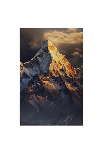 StoryGift Romania Tablou Canvas: Fotografie Cu Un Peisaj Montan - Zapada Pict...