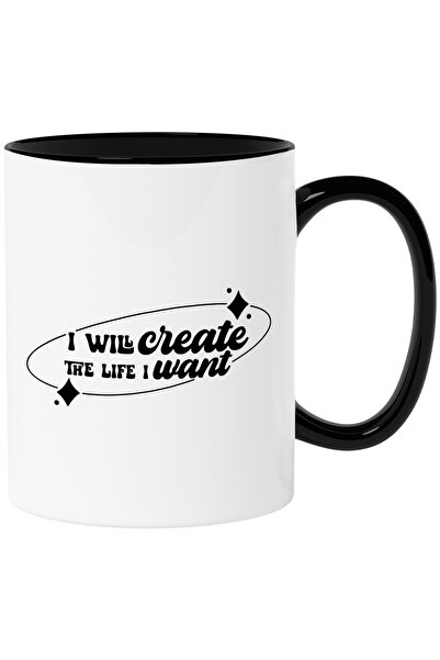 StoryGift Romania Cana Cu Textul "i Will Create The Life I Want" - Voi Crea V...
