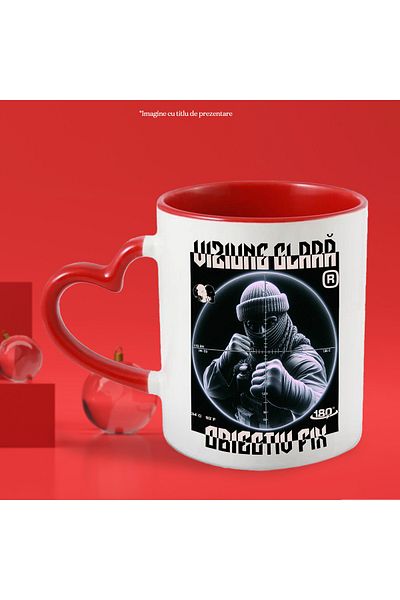 StoryGift Romania Mug Man Bataus Thief Clear Vision, Fixed Objective!, 330ml, Ceramic with Ini Handle, With ,STG