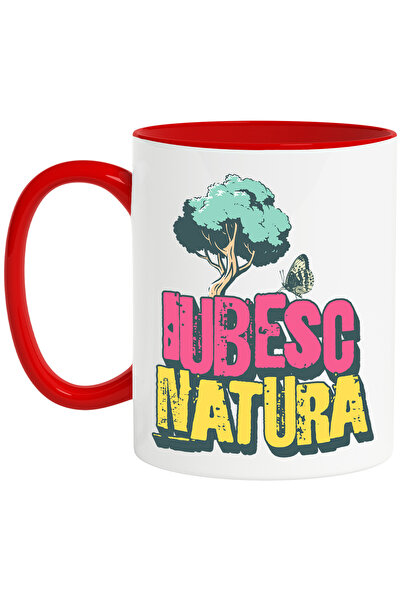 StoryGift Romania Cana Iubesc Natura Fluture Copac Planeta Curata, 330ml, Cer...