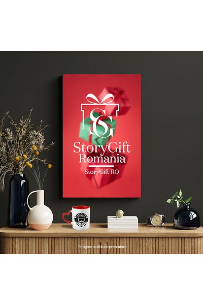 StoryGift Romania Mug with a bodybuilder lifting a barbell and the message in English "Power lifting" -, With ,STG.