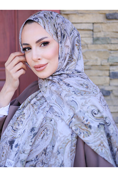 efdal şal eşarp Flora Pattern Indian Cotton Shawl