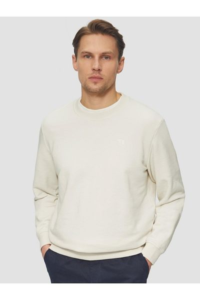 s.Oliver Men's Simple Blouse Made Of Cotton And Viscose Blend, Regular Fit, Cream, 2xl