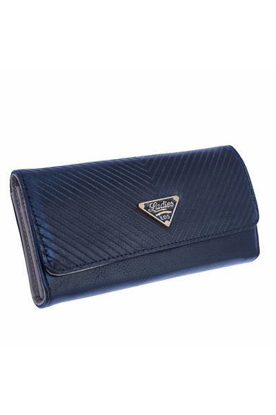 PUFO Portofel elegant de damă, Pufo Luxury, 20 x 10 cm, negru