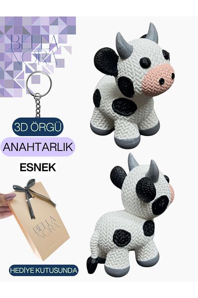 Bellanora Breloc tricotat Cele mai iubite animații Animaturs Animale Eroii Amigurumi în cutie cadou personalizată