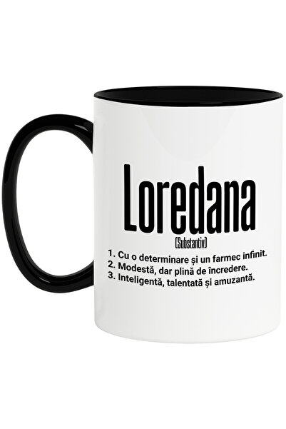 StoryGift Romania Cana Cu Numele Loredana, Si Mesaj Motivational, Determinare...