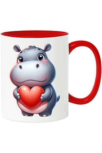 StoryGift Romania Cana Cu Un Pui De Hipopotam | Ilustratie | Tine O Inima In ...