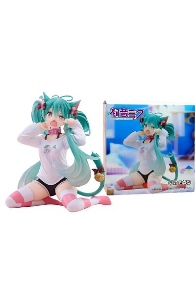 Choice With Box 12cm Desktop Cute Hatsune Miku Kwaii Style Anime Figure Toys Pvc Model Collector Doll Birth