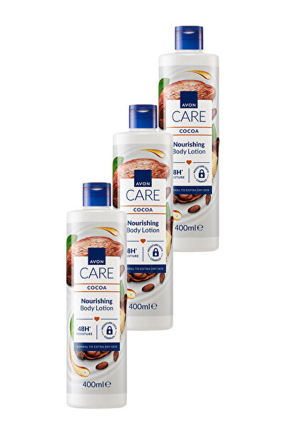 AVON Care Kakao Yağı İçeren Vücut Losyonu 400 Ml. Üçlü Set