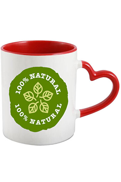 StoryGift Romania Cana Cu Mesaj 100% Natural, Cerc, Frunze, Geometric, Sanato...