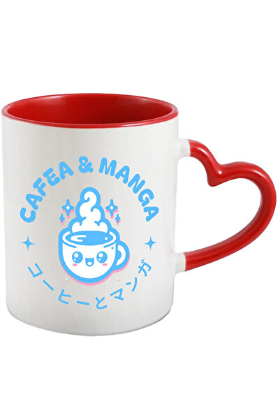 StoryGift Romania Cana Cafea Si Manga Ceasca Fericita Aroma Energie , 330ml, ...