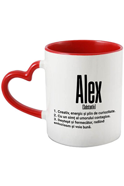 StoryGift Romania Cana Cu Numele Alex, Cu Mesaj Motivational, Creativ, Energi...