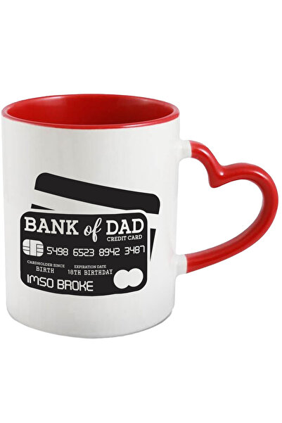 StoryGift Romania Cana cu Inscriptie Amuzanta cu Cardul de Credit a lui Tata,...