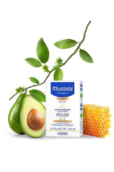 Mustela GENTLE SOAP WITH COLD CREAM 100G FACE&BODY