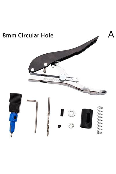 Choice 8mm Manual Edge Banding Punching Pliers 8mm 10mm Edge Punch Metal Handle Opener Nail Hole Masking Pl