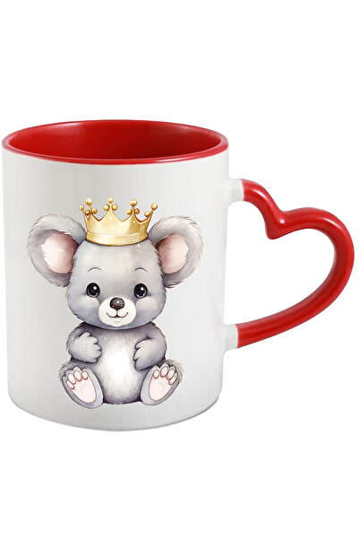 StoryGift Romania Cana Cu Un Ursulet Koala Care Are O Coroana Regala Din Aur ...