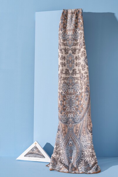 JAWEL Kadın Etnik Desen Soft Alinda Şal