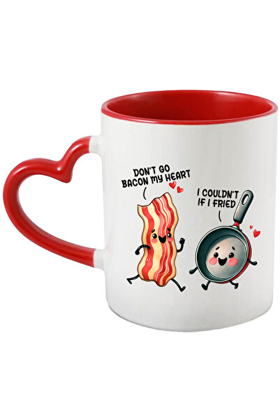 StoryGift Romania Cana Cu Sunca Vesela Cu Mesajul "don't Go Bacon My Heart/ I...