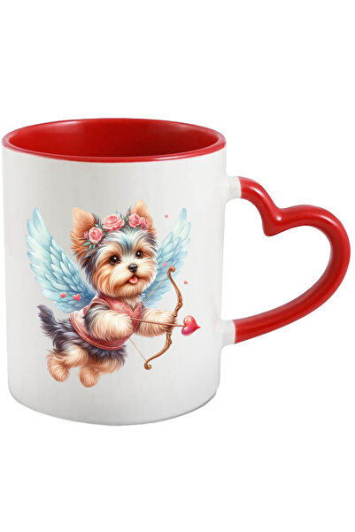 StoryGift Romania Cana Cu Un Catel Vesel Care Trage Cu Arcul | Ilustratie | A...