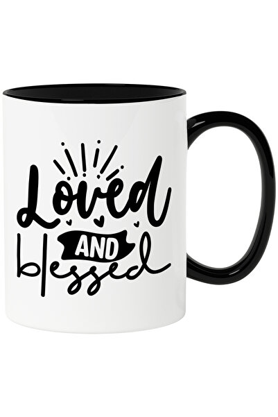 StoryGift Romania Cana Cu Textul "loved And Blessed" - Iubita Si Binecuvantat...