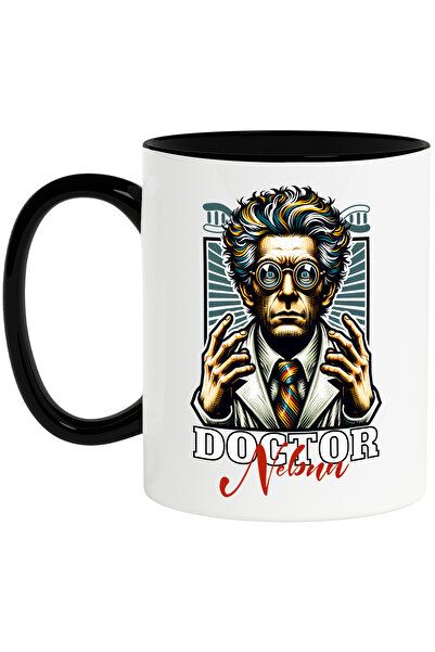 StoryGift Romania Cana Doctor Nebuna, Geniu Inteligenta Einsten, 330ml, Ceram...