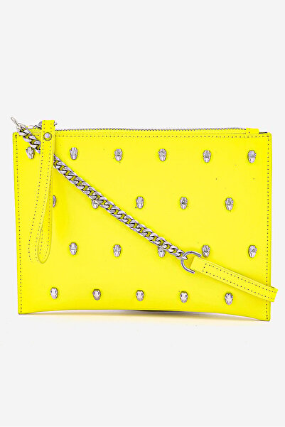Cavalli Class by Roberto Cavalli Women Yaara Clutch Bag, Yellow