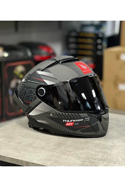 MT Thunder 4 SV Luminence D1 kask(şeffaf vizörlü)