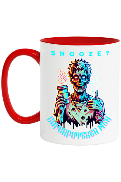 StoryGift Romania Cana Zombie Cu Cafea Snoose_ Superputerea Mea, 330ml, Ceram...