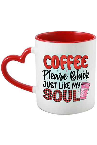 StoryGift Romania Cana Cu Mesajul "coffee, Please Black Just Like My Soul', I...