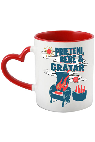 StoryGift Romania Cana Prieteni, Bere Si Gratar, Relaxare, Barbat, 330ml, Cer...