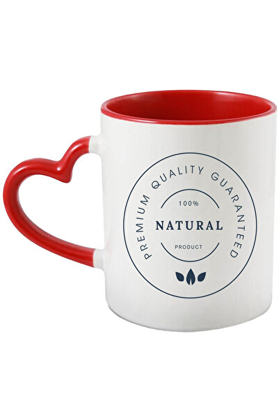 StoryGift Romania Cana Cu Mesaj In Engleza 100% Natural Product, Cerc, Frunze...