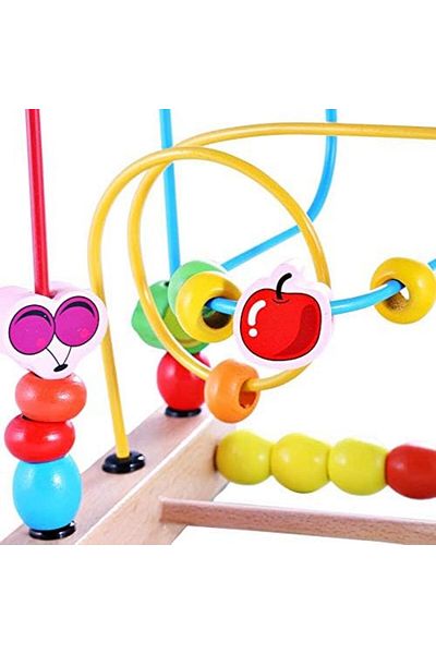 rexa Wood Fruit Round Bead Education & Learning Toys