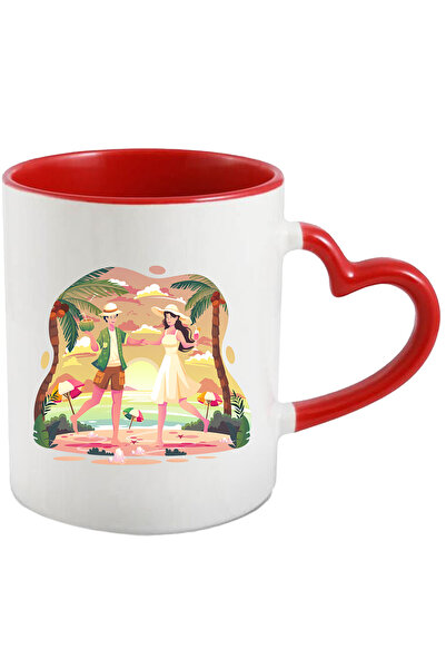 StoryGift Romania Cana Cu Vacanta, Palmier, Cuplu, Umbrele, Apus, Mare, Multi...