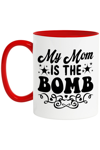 StoryGift Romania Cana pentru mamele iubite cu mesajul in engleza "My mom is ...