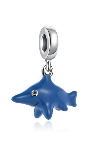 Fubena Blue Shark Dangle Charm