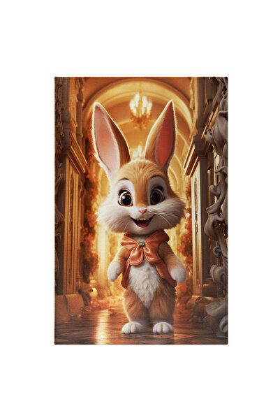 StoryGift Romania Tablou Canvas: Printul Iepuras Cu Vesta Si Urechi Lungi Pe ...