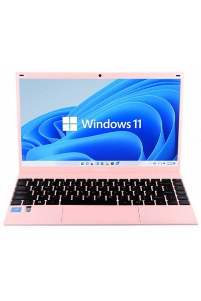 MAXCOM Laptop Mbook 14, Intel Celeron J4125, ecran Full HD de 14 inci, 8 GB RAM, SSD de 256 GB, Windows 11 Home, roz