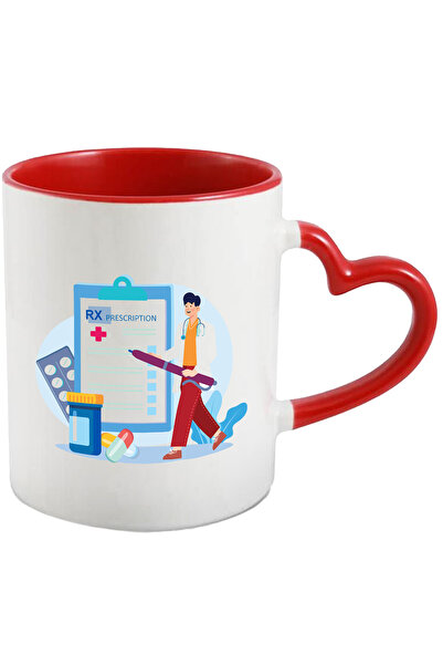 StoryGift Romania Cana Cu Reteta, Pix, Doctor, Medicamente, Multicolor 330 Ml...