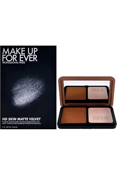 NONAMEE Make Up For Ever HD Skin Matte Powder Foundation - 2N34 Honey, 11g, All Skin Types, Cranberry